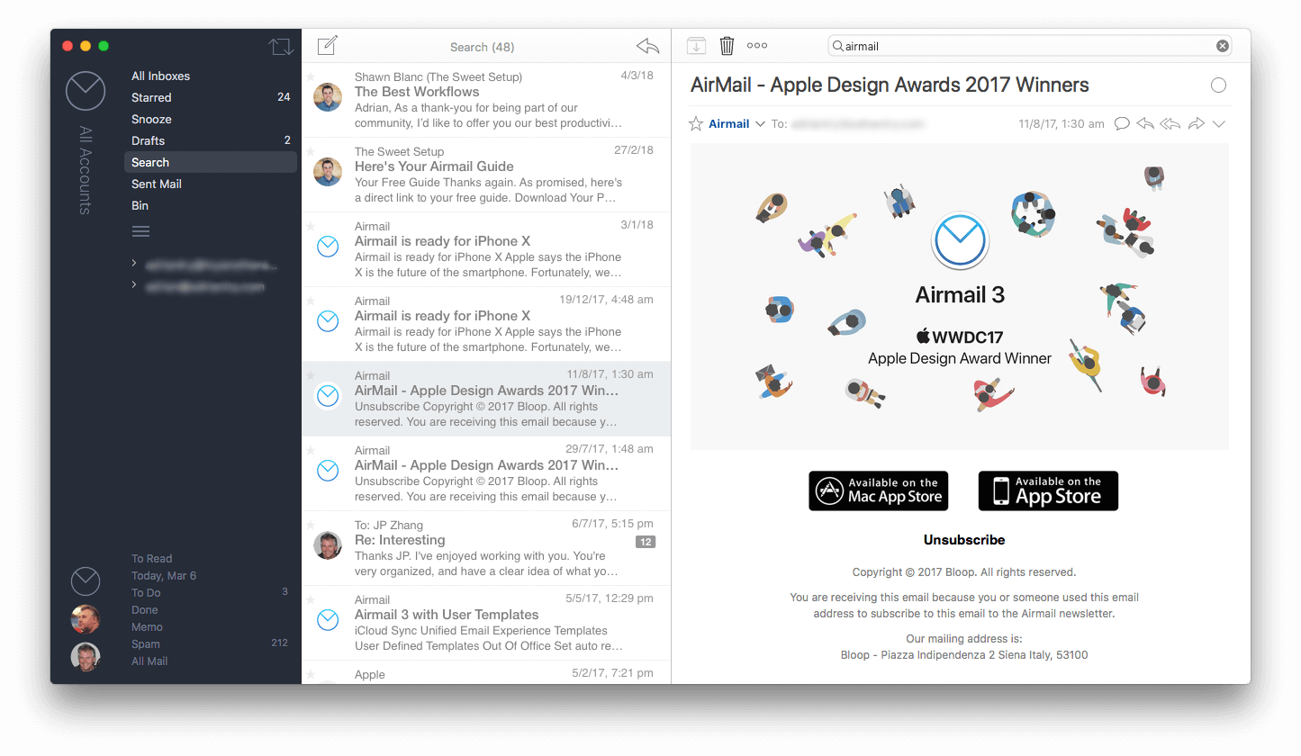 best mail client for mac 2017